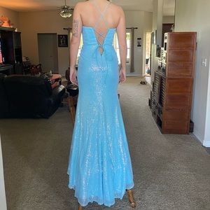 Clarisse Turquoise Prom Dress